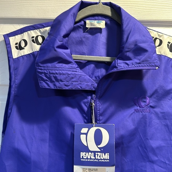 NWT! Vintage Pearl Izumi Zephyrr Royal Blue Nylon Mesh Technical Vest XS - Picture 3 of 8